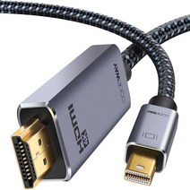 코드웨이 Mini DP to HDMI 케이블 UHD 4K60Hz, 1개, 1m