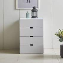 [인터데코] 4단서랍장 미니서랍장 P00000MS, 색상:메이플