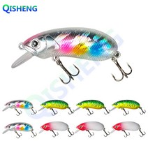 [QISHENG] 플로팅 cc-미노우 9종 세트 농어 방어 부시리 하드베이트 루어낚시 배스낚시, 혼합 색상E, 9g