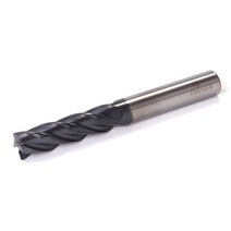 1 pcs 세트 카바이드 엔드 밀 2 5 6 8 10 12mm 4 플루트 밀링 커터 합금 코팅 텅스텐 강 절삭 공구 cnc 머시닝 엔드밀, 10X10DX100L, 10 개
