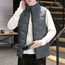 시크릿라벨 라운드넥패딩조끼 여성 솜패딩