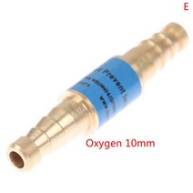 아세틸렌 앰프의 1pc 6mm8mm10mm 파이프 플래시백 피뢰기 산소 연료 체크 안전 밸브, e