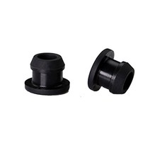 2.5mm-14mm T 형 플러그 커버 스냅 온 가스켓 블랭킹 엔드 씰 스톱퍼 블랙 솔리드 실리콘 고무 캡, 25 A 15mm_01 Black_04 8pcs