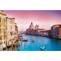 직소 퍼즐 1000 대형 성인 실내 취미 퍼즐 맟추기 풍경 지도 야경 정원 해바라기꽃, 물도시풍경1000조각, 개