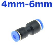 원터치피팅 우레탄 커플러 에어 공기 공압 10mm 8mm 6mm 12mm 4mm 16mm OD 호스 튜브 원터치 푸시 스트레이트 가스 피팅 플라스틱 퀵 커넥터, 4mm-6mm, 02 4mm-6mm
