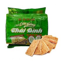 베트남 코코넛 크래커 180G(12개*15G) BANH DUA NUONG THAI BINH, 180G(12개 * 15G)