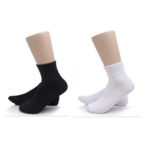 여자 중고등학생 데일리 커버 양말 5켤레1세트 검정 흰색