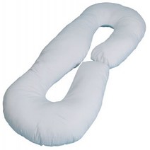 Leachco Snoogle Loop Contoured Fit Body Pillow Replacement Cover Ivory, 1