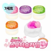 키워도 나만의 말랑말랑 스무디 슬라임 수제 슬라임만들기 세트 재료 액체괴물 인싸템 초등선물 8개 1세트 1개 2개 3개 4개 5개 6개 7개 8개 9개 10개, 7세트