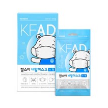 함소아 비말마스크 소형 KF-AD, 100개입, 4개, 화이트