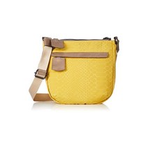 [레쎄페일] 파이론 나일론 소가죽 숄더백 파이썬 뱀 520645 엘로우