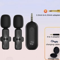 무선핀마이크 강의용 무선 마이크 3.5mm 라발리에 마이크 휴대용 오디오 비디오 녹화 라펠 마이크로폰 미니 아이폰 안드로이드 라이브 방송, 카키