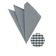 남성 정장 행거치프 포켓치프 행거칩 랜디 심플 체크