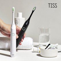 TISS 음파 전동 칫솔본품+리필2개, 화이트