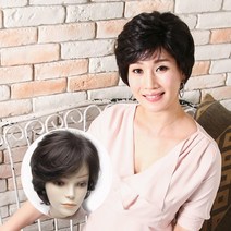아미모 인모믹스 통가발 수제가발 커트가발 암환자가발 [BM-W201], 자연갈색, 대