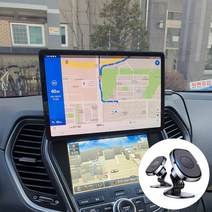 부엉이시장 차량용 폰 태블릿 대시보드 자석 거치대, 부착형롱바디형, 두개