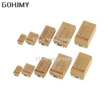 탄탈륨 커패시터 A/B/C/D 10 개 100UF 0.22 미크로포맷 1 4.7 22 33UF 47UF 6.3V 16V 25V 35V 50V 3216 352, 57 C 35V10UF 106