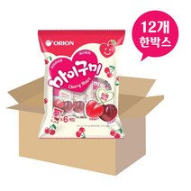 오리온 마이구미 체리하트 259g(6p)x12개/한박스, 259g, 12개