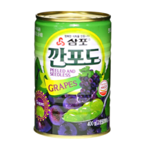 K마켓 삼포 깐포도캔400g, 5캔