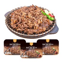 다소니푸드 HMR 연탄불고기 직화 가열 연탄 간장 불고기 200g(3팩), 간장 연탄불고기200g(3팩), 3개