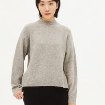 탑텐 22 FW 여성 다우니 모크넥 니트 다크그레이 DGR
