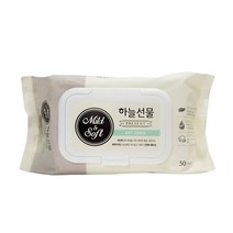 하늘선물 물티슈 50매 x 1P, 본상품선택