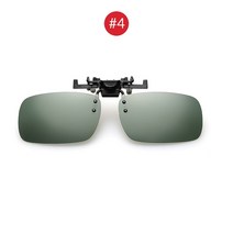 시저플립 VIVIBEE 남자 편광 된 플립 선글라스에 클립 블랙 운전 UV400 여성 스퀘어 S M L 고글 나이트 비전 낚시 안경