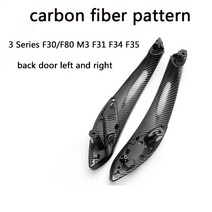 BMW 호환 3 시리즈 도어 내부 핸들 2014- F30 316d 318d 320d F31 320i 325d 팔걸이 자동차 부품, [14] carbon backdoor