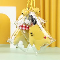 귀여운 하트 토끼 캐릭터 순수공 가죽재질 DIY 키홀더 열세고리 가방고리 패션 머리끈 리본 장식용 악세사리, 10개