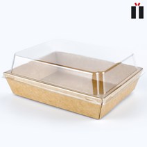 종이트레이 샌드위치 케이스 DRP 7호 직사각 크라프트 500개 1세트