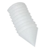GHSHOP 10Pcs 필터 먼지 에어컨 벤트 필터 욕실 패밀리 룸 공기 청정기, 18cmx12.5cm, 하얀색, 면