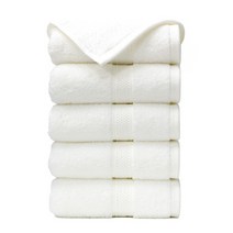 애슐리모던 호텔수건 190g 코마사, 퓨어화이트, 5개