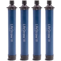 라이프스트로우 휴대용 정수 필터 빨대 4팩, 상품선택