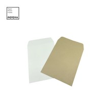 POTOYA 종이봉투 (흰색무지/크라프트), 크라프트