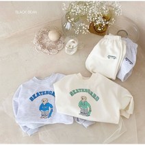 보드상하세트 키즈 봄아동복 아기코디 남아 여아 블랙빈