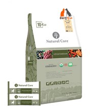 네츄럴코어 강아지 에코10 베지테리안 작은알 (9mm) 2kg 6kg+사료샘플 10번 35g*10개(디톡스를 위한 채식 풍부한 섬유질 무육류 유기농 육류 단백질로 인한 피부알러지에, 에코10 작은알 2kg+사료샘플10번35g*6개