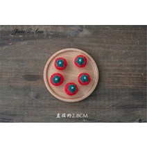 양모인형 알파카인형만들기신생아 보름달 양모 펠트 과일 야채 체리 토마토 포드 버섯 사진 소품, 01 about 3.5cm prop, 06 5pcs tomatos