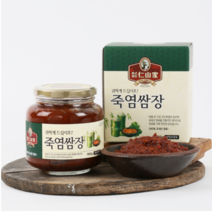 인산가 (주)인산가 정품 프리미엄 메주콩 죽염쌈장(500g 900g) 인산죽염 +2개 이상 구입시 홍삼초코크런치(49g), 2박스, 900g