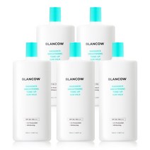 블랑카우 대용량 무기자차 바디 톤업 선크림 SPF50+ PA++++, 5개, 100ml