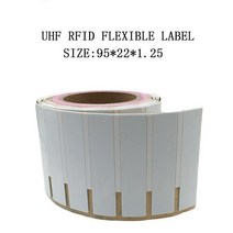 UHF 유연한 라벨 반사 접착 스티커 구리 종이 인쇄 가능한 MR6 칩 rfid 메탈 태그 다양한 색상 탄력성, 01 95x22x1.25mm