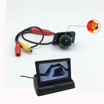 후방 카메라 트럭 화물 버스 도요타 블레이드 AZE 용 VKAUTO 피쉬 아이 리어 뷰 2007 ~ 2012 예약 홀 CCD H, 02 Cam With Monitor A
