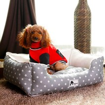 더플래 강아지 고양이 방석 쿠션 침대, 사각형 스타