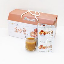 [흙의미학] 순수 호박즙 호박즙원액 1박스 2박스(무설탕), 100ml, 60팩