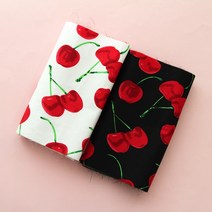 U595 폭20cm 빅체리원단 리본공예 리본핀만들기 DIY재료, 블랙(black)