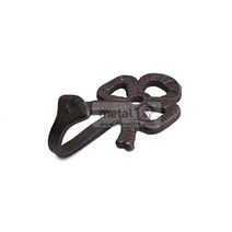 주물옷걸이.꽃리본