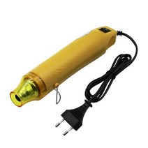 히팅건 무선 열풍기 공업용 힛건 110v220v 필름 diy 전력 euus, 우리 플러그, 노란색