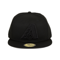 독점 New Era 59Fifty 애리조나 다이아몬드백스 1998 취임식 A 모자 - 블랙 볼캡 스냅백