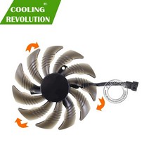 88MM PLD09210S12HH T129215SU 비디오 카드 팬 쿨러 GIGABYTE GTX 1050 1060 1070 TI GV-RX570 580 AORUS RX 470, Clockwise Fan