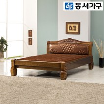 동서가구 LV 프리미엄 원목 퀸 흙침대 19종, 11.누림 Q흙침대(황토볼) (919132-2)브라운