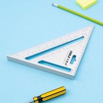 DIY 목공 삼각 각도자 길이측정 선긋기 측정자 905309EA 제도자 자 도형자 각도기 목공용직각자 삼각자알루미늄 직각삼각자 스틸자 철자 목공용삼각자